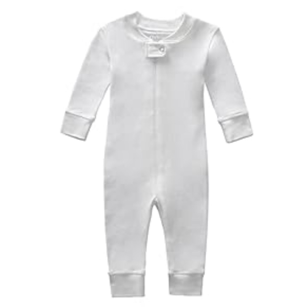 Owlivia Organic Cotton Zip Up Long Sleeved Onesie
